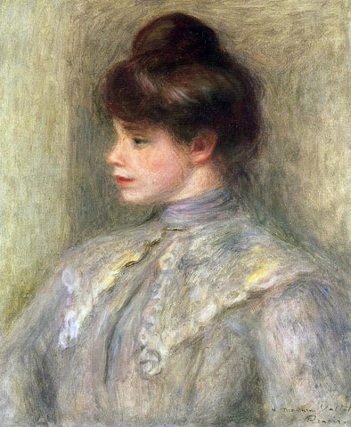  Pierre Auguste Renoir Madame Louis Valtat nee Suzanne Noel - Hand Painted Oil Painting