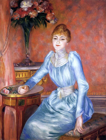  Pierre Auguste Renoir Madame Robert de Bonnieres - Hand Painted Oil Painting