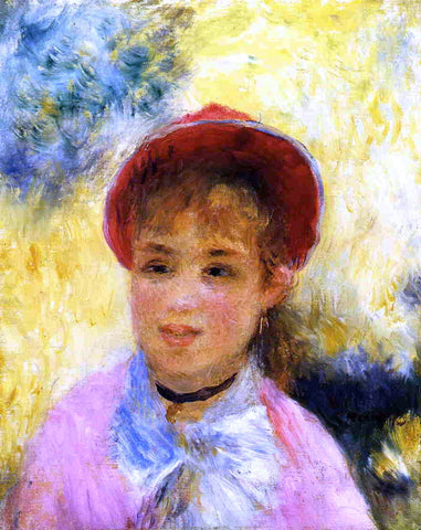  Pierre Auguste Renoir Modele from the Moulin de la Galette - Hand Painted Oil Painting