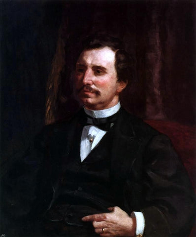  Pierre Auguste Renoir Portrait of Colonel Howard Jenks - Hand Painted Oil Painting