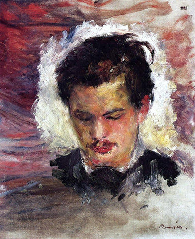  Pierre Auguste Renoir Portrait of Georges Riviere - Hand Painted Oil Painting