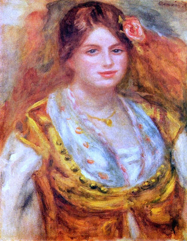  Pierre Auguste Renoir Portrait of Mademoiselle Francois - Hand Painted Oil Painting