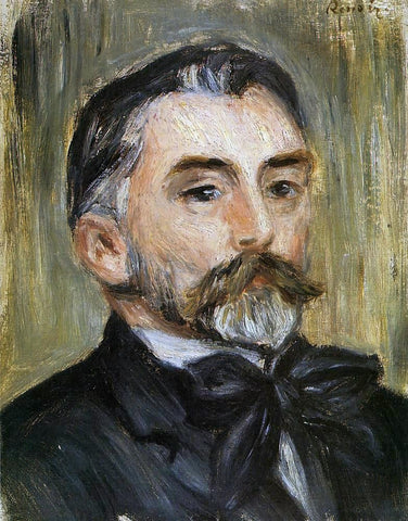  Pierre Auguste Renoir Portrait of Stephane Mallarme - Hand Painted Oil Painting