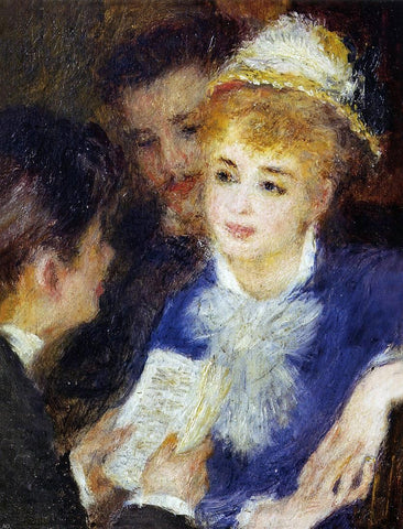  Pierre Auguste Renoir Reading the Part - Hand Painted Oil Painting