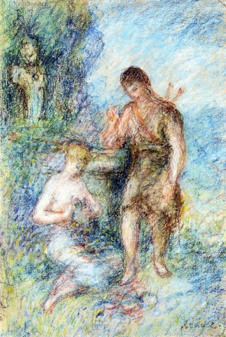  Pierre Auguste Renoir Rural Scene - Hand Painted Oil Painting