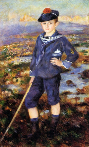  Pierre Auguste Renoir Sailor Boy (also known as Portrait of Robert Nunes) - Hand Painted Oil Painting