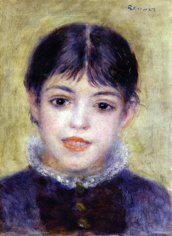  Pierre Auguste Renoir Smiling Young Girl - Hand Painted Oil Painting