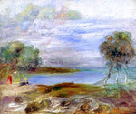  Pierre Auguste Renoir Two Figures by the Water - Hand Painted Oil Painting