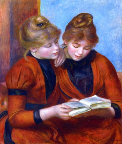  Pierre Auguste Renoir Two Sisters - Hand Painted Oil Painting