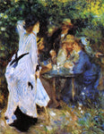  Pierre Auguste Renoir Under the Arbor at the Moulin de la Galette - Hand Painted Oil Painting