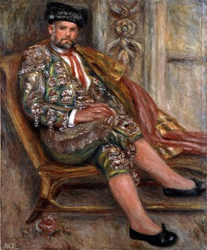  Pierre Auguste Renoir Vollard as Toreador - Hand Painted Oil Painting
