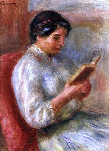  Pierre Auguste Renoir Woman Reading - Hand Painted Oil Painting