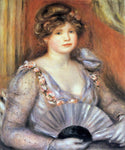  Pierre Auguste Renoir Woman with a Fan - Hand Painted Oil Painting