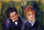  Pierre Auguste Renoir Young Man and Young Woman - Hand Painted Oil Painting
