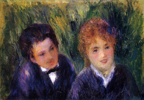  Pierre Auguste Renoir Young Man and Young Woman - Hand Painted Oil Painting