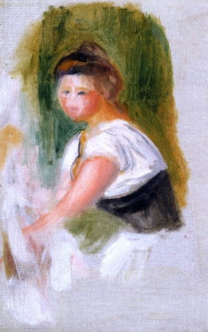  Pierre Auguste Renoir Young Woman - Hand Painted Oil Painting