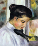 Pierre Auguste Renoir Young Woman in Profile - Hand Painted Oil Painting