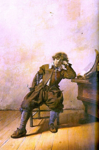  Pieter Codde Young Scholar in his Study - Hand Painted Oil Painting