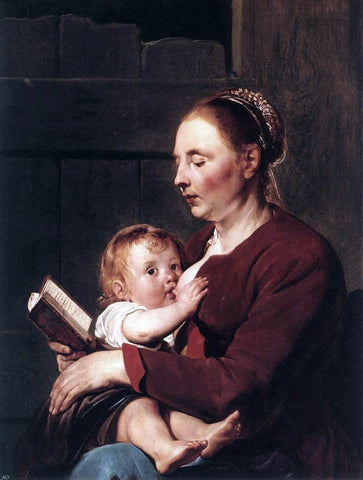 Pieter De Grebber Mother and Child - Hand Painted Oil Painting