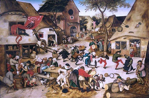  The Younger Pieter Brueghel The Kermesse of St George - Hand Painted Oil Painting