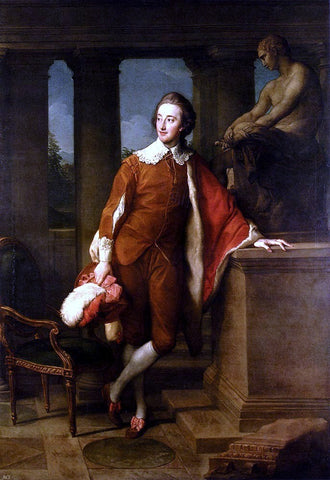  Pompeo Girolamo Batoni Portrait of Anthony Ashley-Cooper, 5th Earl Of Shaftesbury (1761-1811) - Hand Painted Oil Painting