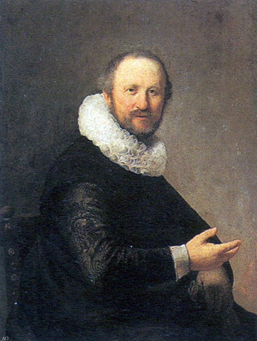  Rembrandt Van Rijn Portrait of a Seated Man - Hand Painted Oil Painting