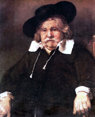  Rembrandt Van Rijn Portrait of an Elderly Man - Hand Painted Oil Painting