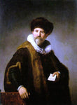  Rembrandt Van Rijn Portrait of Nicolaes Ruts - Hand Painted Oil Painting