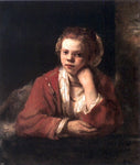  Rembrandt Van Rijn Young Woman at a Window - Hand Painted Oil Painting