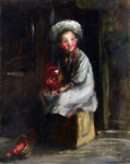  Robert Henri Cori with a Balloon - Hand Painted Oil Painting