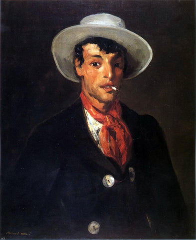  Robert Henri Gypsy with Cigarette - Hand Painted Oil Painting