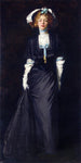  Robert Henri Jessica Penn in Black with White Plumes - Hand Painted Oil Painting