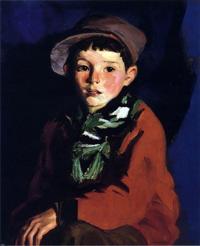  Robert Henri Listening Boy - Hand Painted Oil Painting