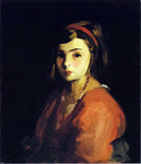  Robert Henri Little Girl in Red (also known as Agnes in Red) - Hand Painted Oil Painting