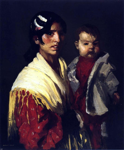  Robert Henri Maria y Consuelo (Gitana) - Hand Painted Oil Painting