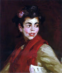  Robert Henri Newsgirl, Madrid, Spain - Hand Painted Oil Painting