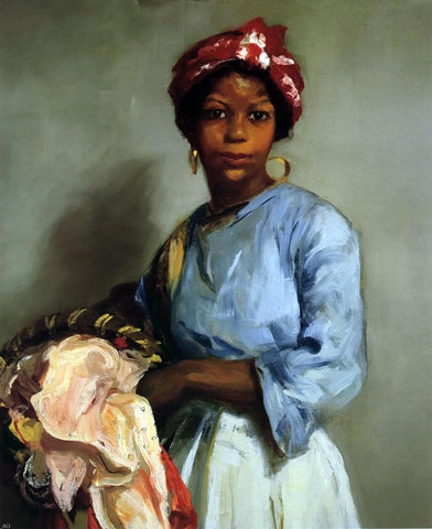  Robert Henri The Laundress - Hand Painted Oil Painting