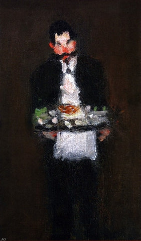  Robert Henri The Waiter - Hand Painted Oil Painting