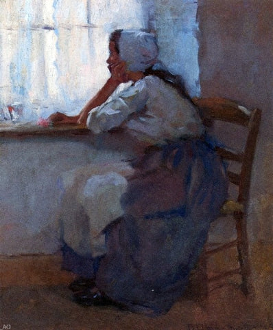  Robert Lewis Reid Girl at the Window - Hand Painted Oil Painting