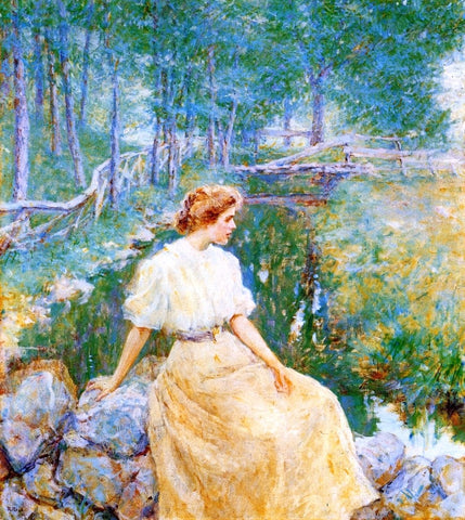  Robert Lewis Reid Spring - Hand Painted Oil Painting