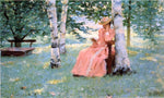  Robert Lewis Reid Reverie - Hand Painted Oil Painting