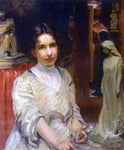  Robert Vonnoh Portrait of Bessie Potter Vonnoh - Hand Painted Oil Painting