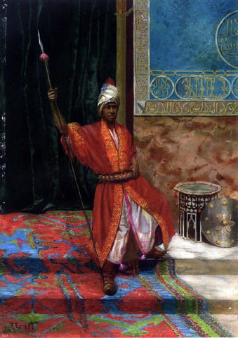  Rudolph Ernst The Sultan's Guard - Hand Painted Oil Painting