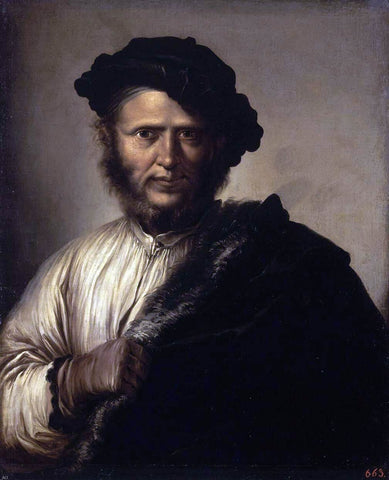  Salvator Rosa Portrait of a Man - Hand Painted Oil Painting