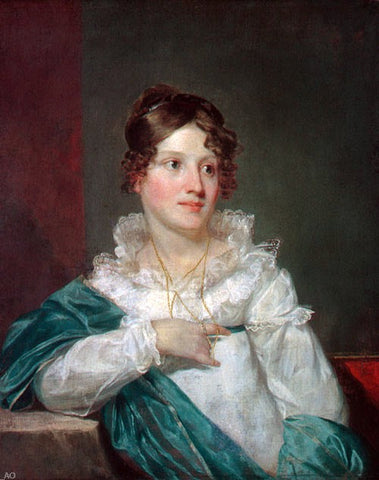  Samuel Finley Breese Morse Mrs. Daniel DeSaussure Bacot - Hand Painted Oil Painting