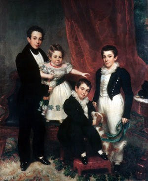  Samuel Lovett Waldo The Knapp Children - Hand Painted Oil Painting