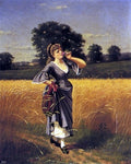  Samuel S Carr Woman in a Wheatfield - Hand Painted Oil Painting