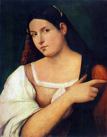  Sebastiano Del Piombo Portrait of a Girl - Hand Painted Oil Painting
