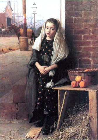  Seymour Joseph Guy The Little Orange Girl - Hand Painted Oil Painting