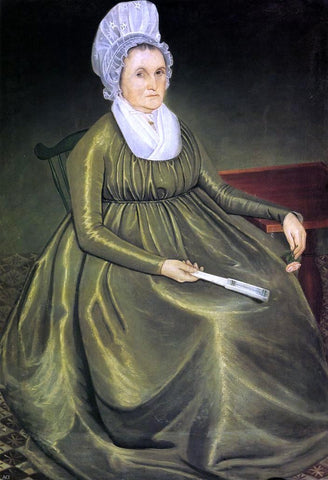  Simon Fitch Mrs. Ephraim Starr (Hannah Beach) - Hand Painted Oil Painting